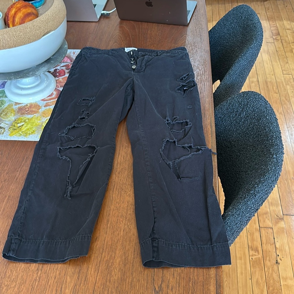 FRAME cropped le tomboy trouser pants 🖤